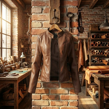Teresa® | Genuine Leather Jacket