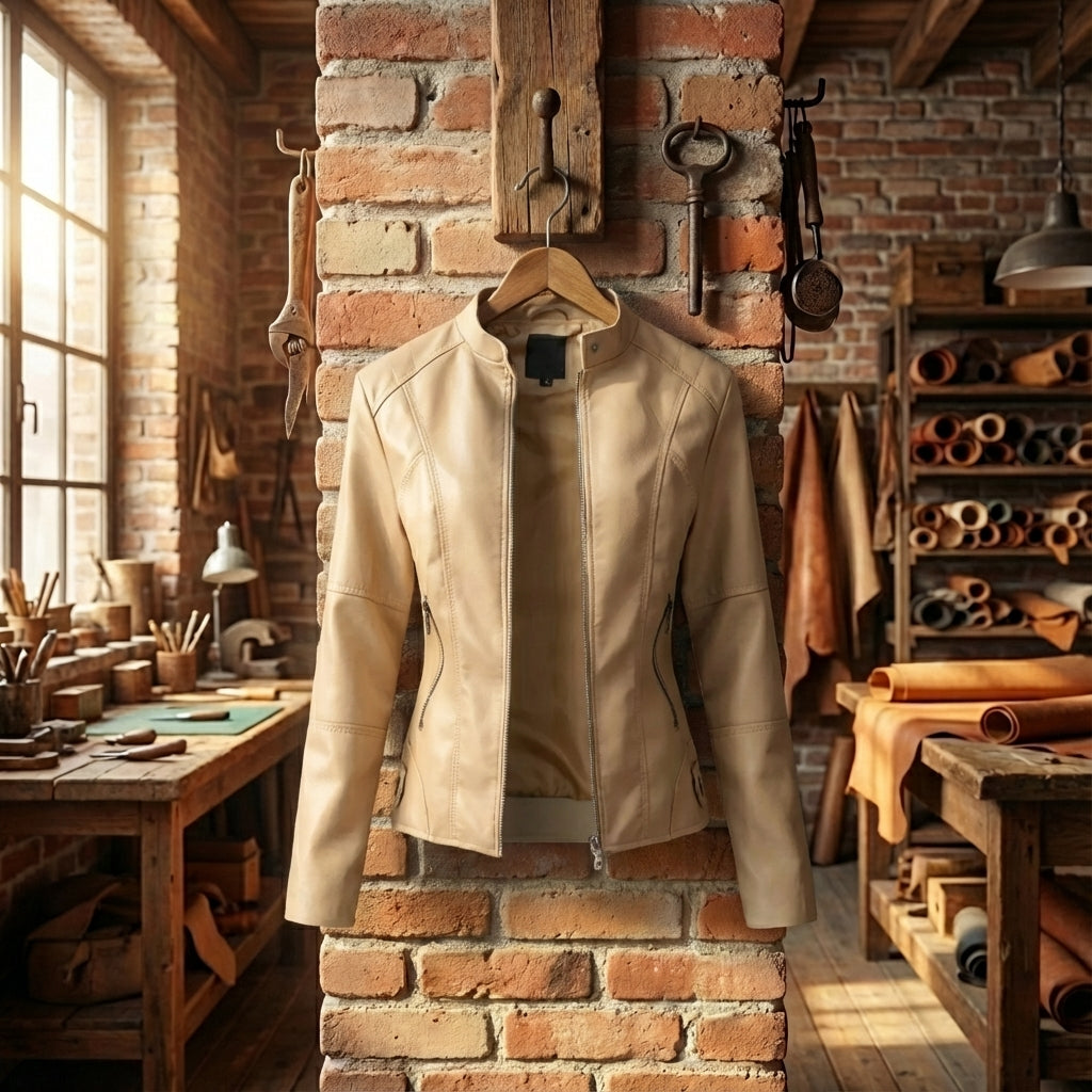 Teresa® | Genuine Leather Jacket