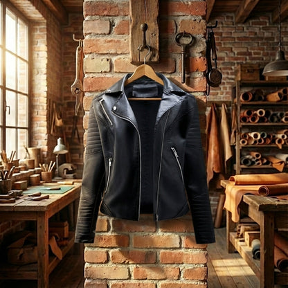 Monica® | Genuine Leather Jacket