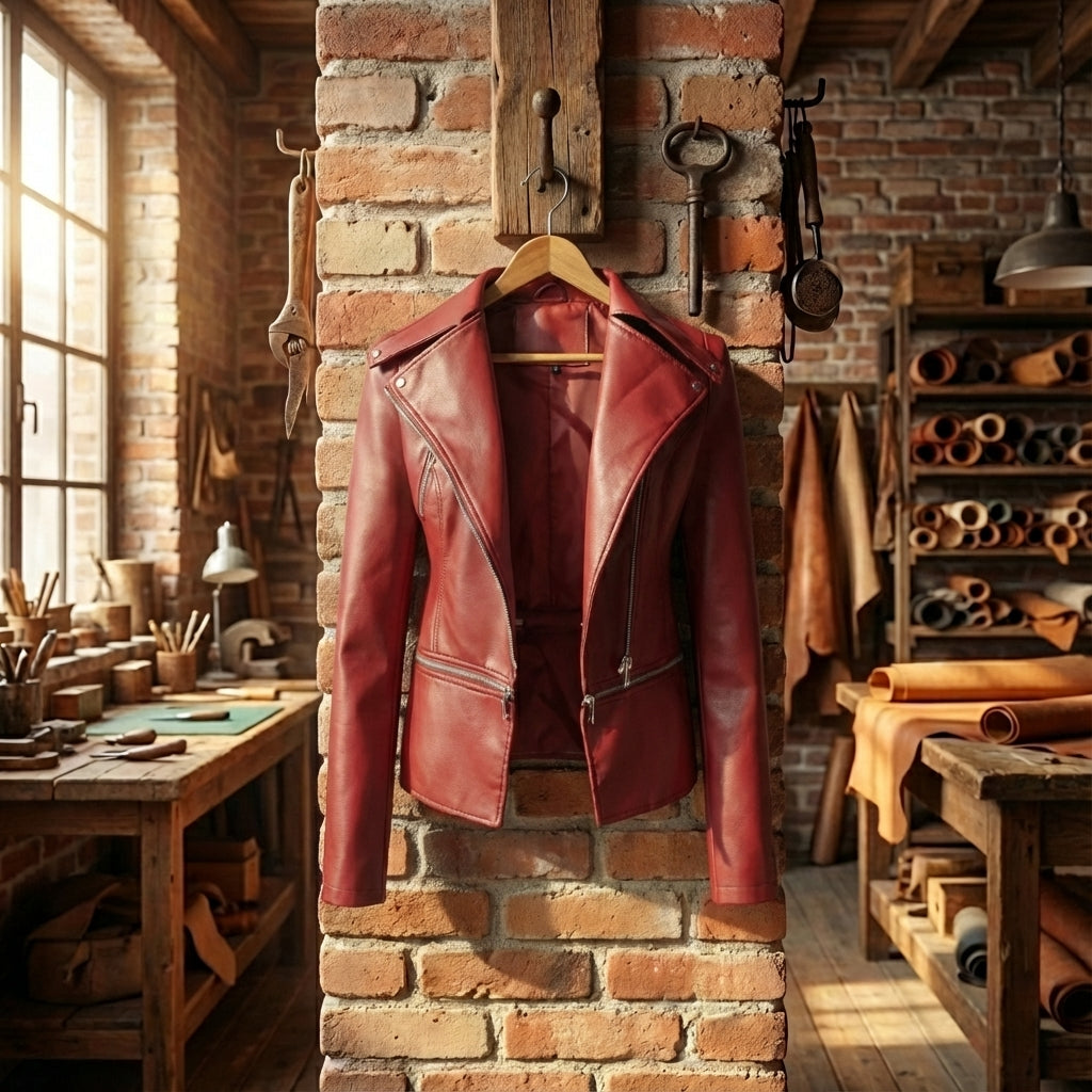 Giuliana® | Genuine Leather Jacket