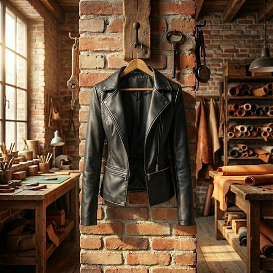 Giuliana® | Genuine Leather Jacket