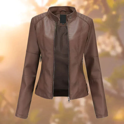 Teresa® | Genuine Leather Jacket