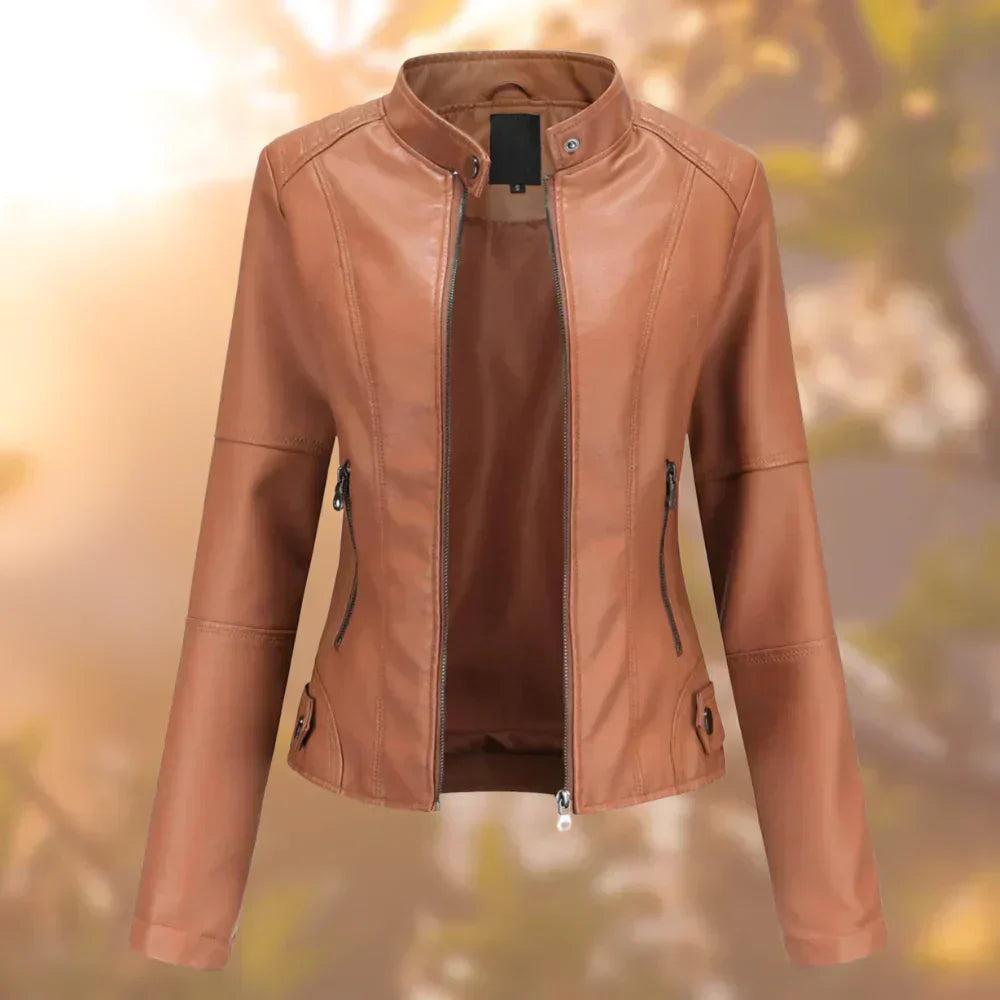 Teresa® | Genuine Leather Jacket