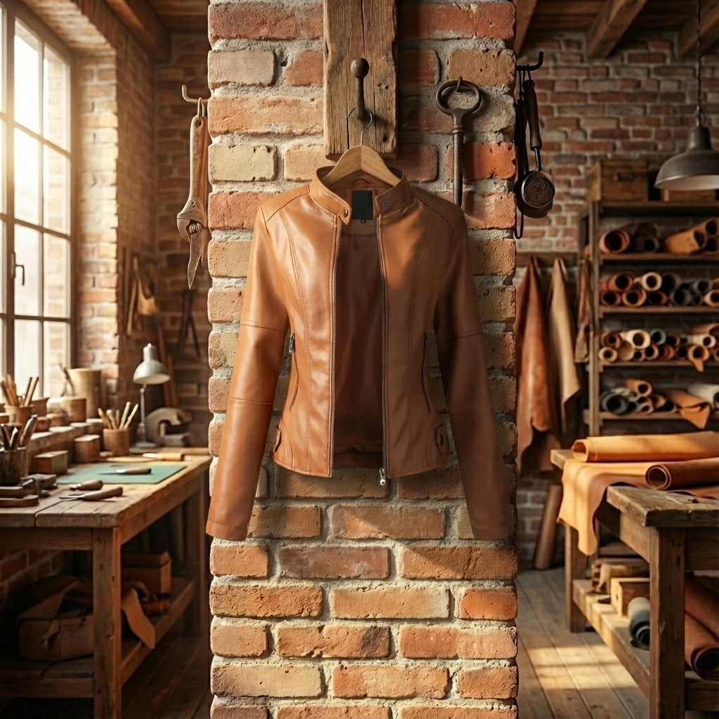 Teresa® | Genuine Leather Jacket