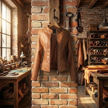 Teresa® | Genuine Leather Jacket