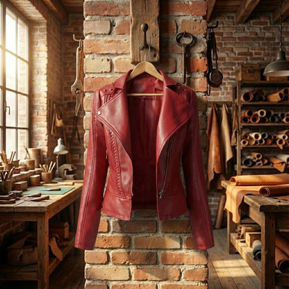 Simona® | Genuine Leather Jacket