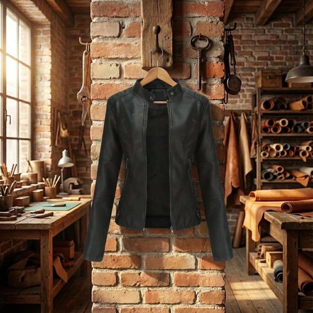 Teresa® | Genuine Leather Jacket
