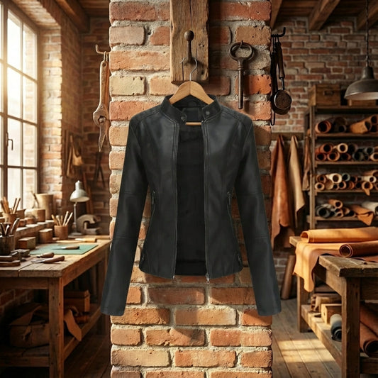 Teresa® | Genuine Leather Jacket