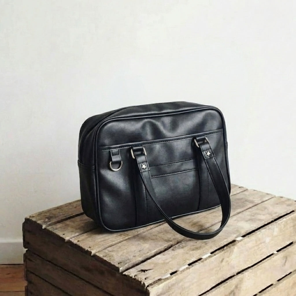 Upgraded pu black small size // limited-time launch