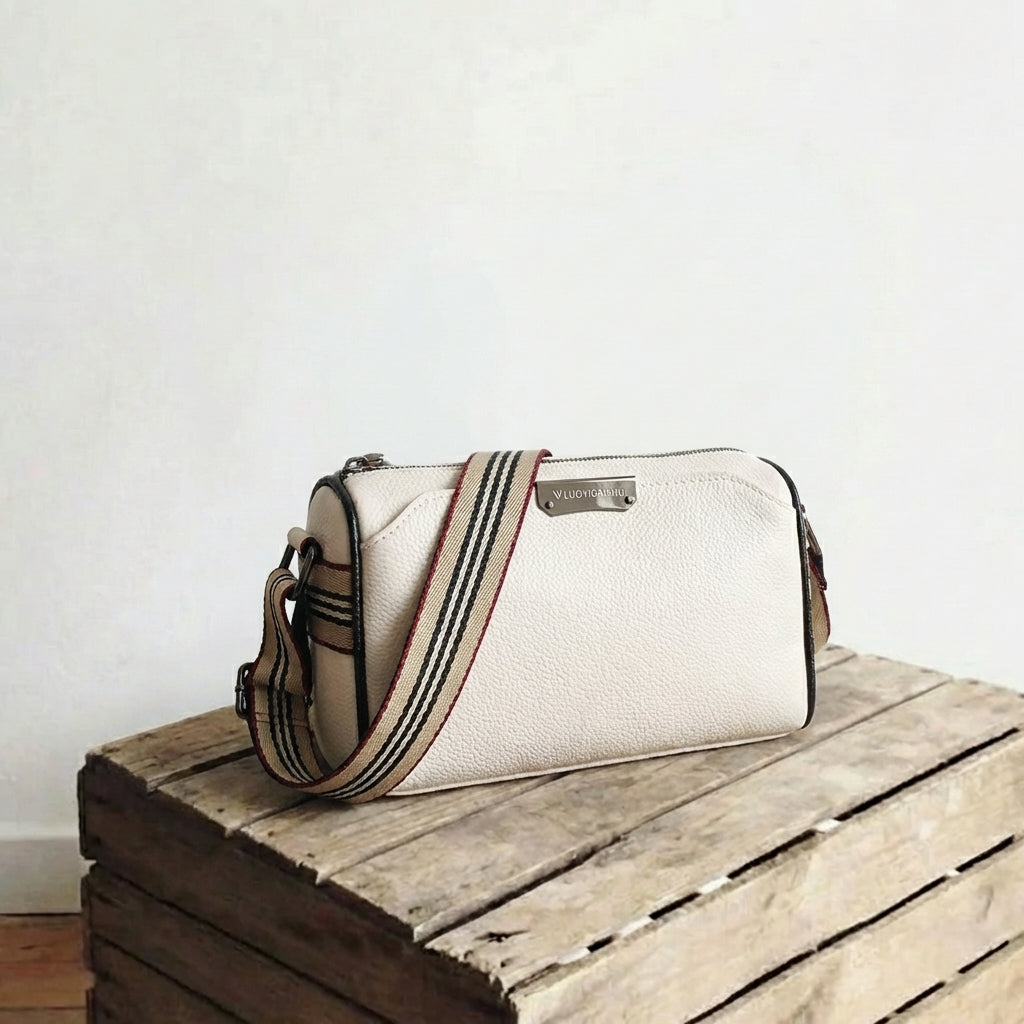 Beige White