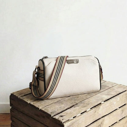 Beige White