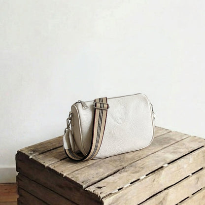 Beige White