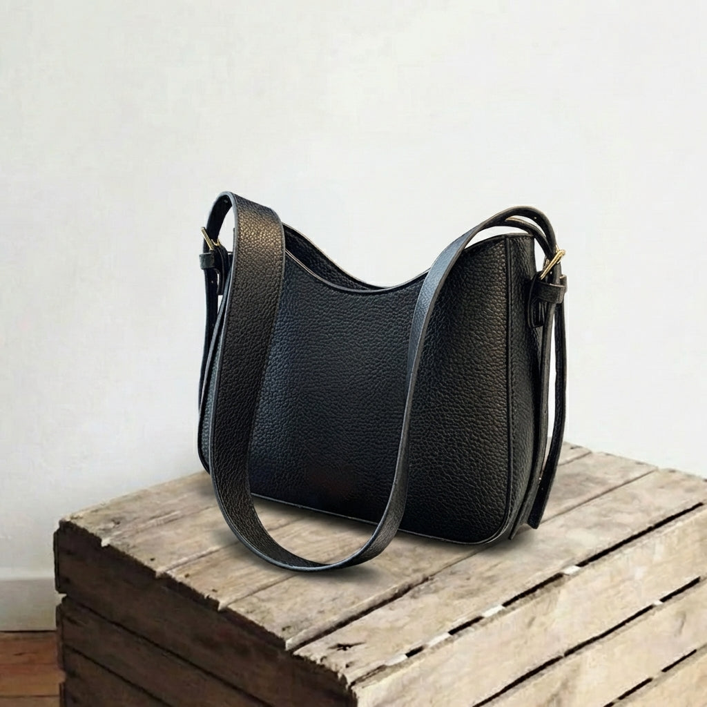 Black lychee pattern (with lining and oil edge)
